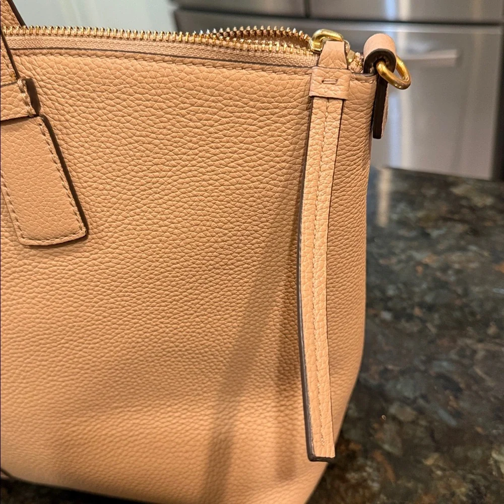 TORY BURCH McGRAW NUDE SATCHEL! - Picture 9 of 12
